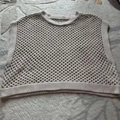Richie glamourメッシュノースリーブ