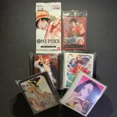 モンキー・D・ルフィ L ST01-001 未開封パック&スリーブ　まとめセット