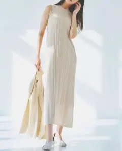 【WEB限定】ラインニットワンピース