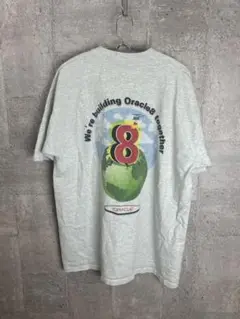ビンテージ ORACLE オラクル 刺繍ロゴTシャツ 企業 染み込み