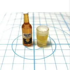 2点セット　ミニチュア　コロナビール　ジョッキとセット　221