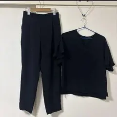 23区 黒 セットアップ パンツとトップス