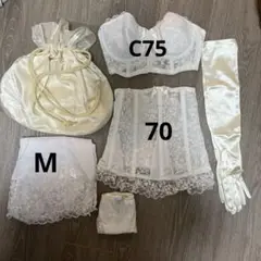 セモアブライダル　ブライダルインナー一式　C75 70 M