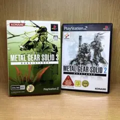 ps2 メタルギアソリッド2.3 SUBSISTENCE 初回生産版