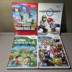 ⭐️24時間以内発送⭐️ Wiiソフトまとめ売り　4本セット　スマブラx マリカー