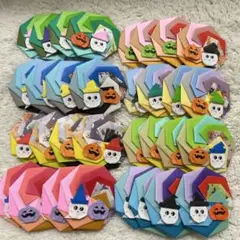 折り紙 ハロウィン ペロペロキャンディ 32個