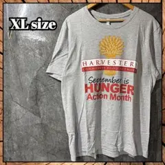 プリントTシャツ　グレー　アメリカ古着 半袖