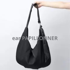 ear papillonner イアパピヨネ ダブルリングショルダーバッグ 黒