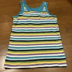 GapKids ストライプ ノースリーブタンクトップ