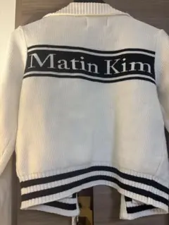 Matin Kim フード付きリブセーター