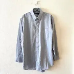 ☆【ユニバーサルラボラトリー】ボタンダウンシャツ 綿100％ オフィス L