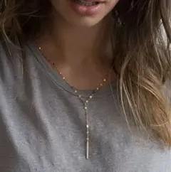 【新品】chain plate necklace チェーン プレート ネックレス