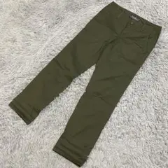 EddieBauer エディーバウワー チノパン　ワークパンツ　ミリタリーカーキ