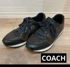 COACH スニーカー ブラック/ブラウン　US8D 25.5