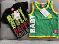 ［匿名配送］ベビードール　80cm Tシャツ&タンクトップ