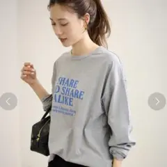 FRAMeWORK フレームワーク 天竺ロゴロンTEE ロンT