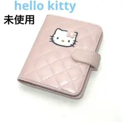 ハローキティ　サンリオ　キルトカードファイル 名刺入れ　キルティング　ピンク