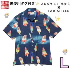 ADAM ET ROPÉ×FAR AFIELD 開襟シャツ Rocket アイス