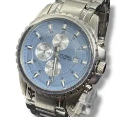 フォッシル FOSSIL 腕時計 クロノグラフ デイト アイスブルー メンズ