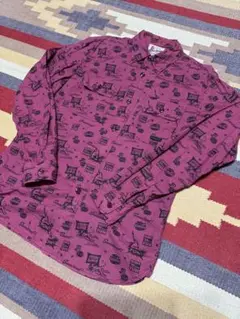 ヒステリックグラマー シャツ 総柄