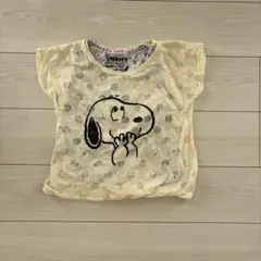 SNOOPY ドット柄 Tシャツ