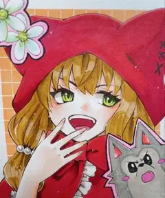 オリジナル 手描き イラスト 原画