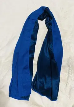 クールタオル　サマータオル　マフラータオル　ブルー
