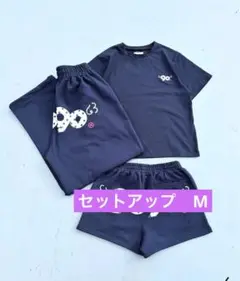 9090 Logo Dot Tee Pants セットアップ　M