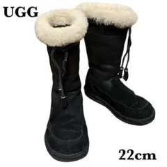 UGG アグ ムートン クラシックショートブーツ ブラック 22cm