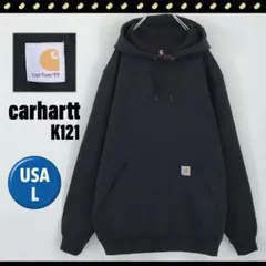 カーハート★プルオーバー★スウェットパーカー★K121 BLK★身幅67cm