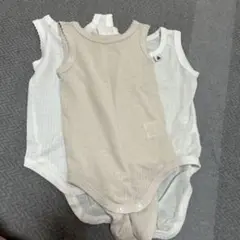 ベビー肌着 3点セット ノースリーブ