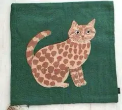 新品　松尾ミユキ　クッションカバー　milo　45×45cm　猫　ねこ　ネコ