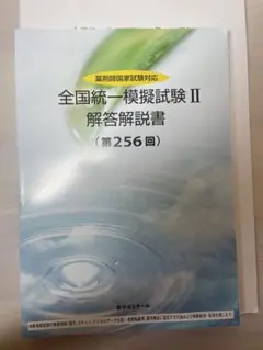 全国統一模擬試験 II 解答解説書 (第256回)