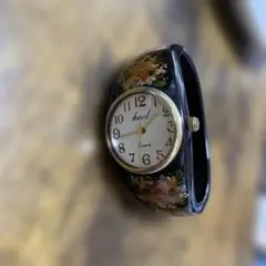 heel 花柄デザイン クオーツ腕時計