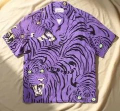 WACKO MARIA Bold Tiger Patterned Aloha M