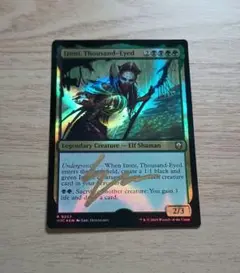 千の目、アイゾーニ　リップルfoil　サイン入りプルーフ