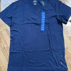【本日値下可】Polo Ralph Lauren ネイビー Vネック Tシャツ