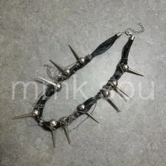 Y2k grunge punk design necklace