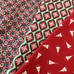 moda fabrics 3枚 各54(生地幅ハーフ)×90〜96
