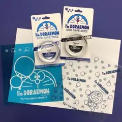 卓球　小物　ドラえもんセット　サイドテープ×2 保護シート×2