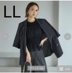 しまむら　田中里奈　mysa 半袖 テーラージャケット　LL