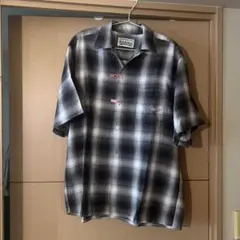 wackomaria オンブレチェックシャツ　半袖