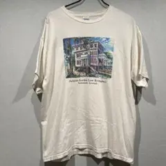 アート 白 XL tee GILDAN 90s ヴィンテージ