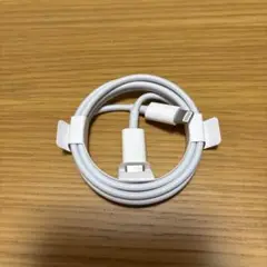 純正　Lightningケーブル ホワイト