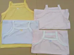 女の子用キャミソール4枚セット