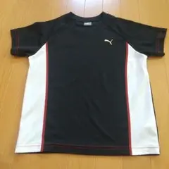 PUMA メッシュ Tシャツ 黒 140