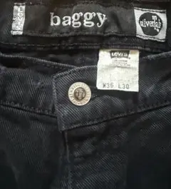 90s Levi's シルバータブ　ブラック