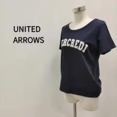 UNITED ARROWSユナイテッドアローズ半袖Tシャツ ネイビー レディース