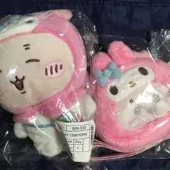 サンリオ　ちいかわ　ぬいぐるみ　ポシェット　モモンガ　古本屋　マイメロディ