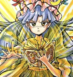 手描きイラスト　東方project パチュリー・ノーレッジ【プチおこパチュリー】